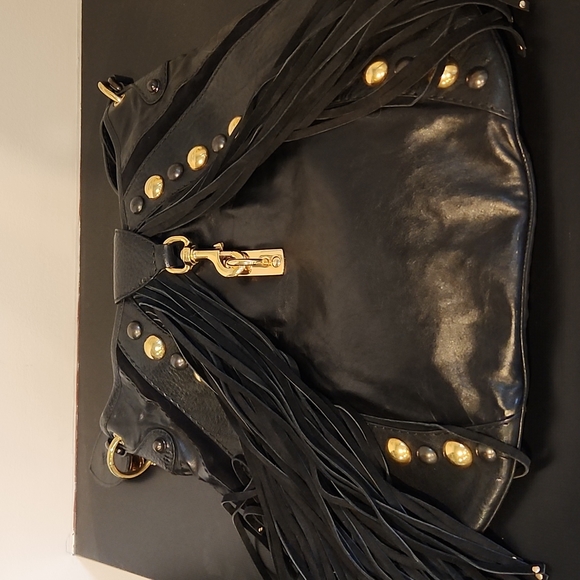 Authentic Gucci Babouska Black Leather Hobo Shoulder Bag - Picture 6 of 17